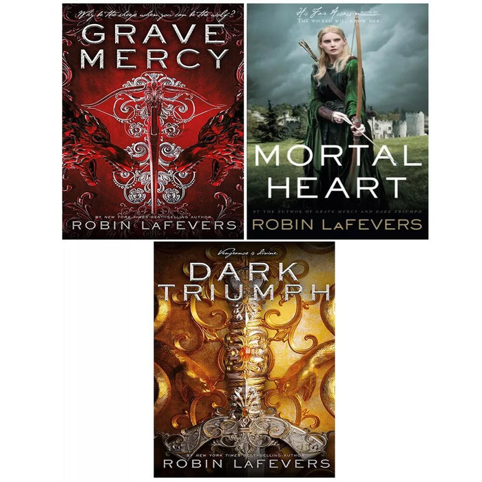 His Fair Assassin Trilogy Series 3 Books Set by (Robin LaFevers Grave Mercy,Morta) - The Book Bundle