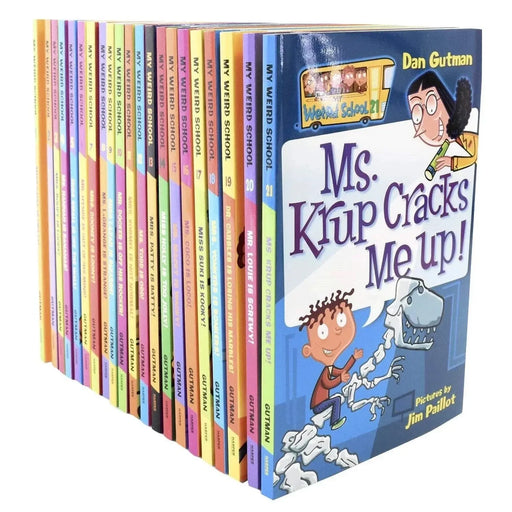 My Weird School Collection 21 Books Set By Dan Gutman (Ages 6-10) Mrs Cooney Is Loony!, Mrs Roopy Is Loopy! - The Book Bundle