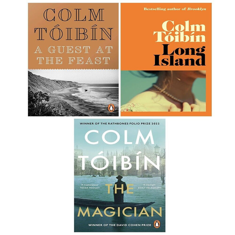 Colm Tóibín Collection 3 Books Set A Guest at the Feast, Magician, Long Island - The Book Bundle