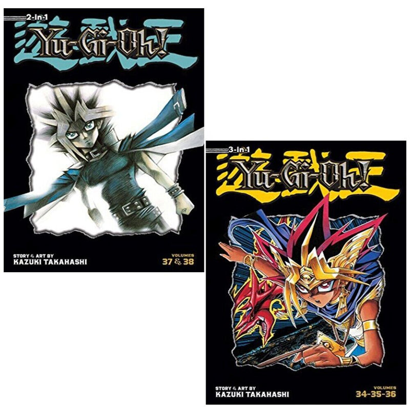 Yu-Gi-Oh! (3-in-1 Edition) Vol. 12 & 13 (Includes Vols. 34, 35, 36 & 37, 38, 39) Collection 2 Books Set by Kazuki Takahashi - The Book Bundle