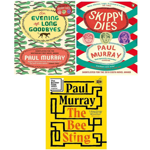 Paul Murray Collection Books Set (Bee Sting,Skippy Dies,An