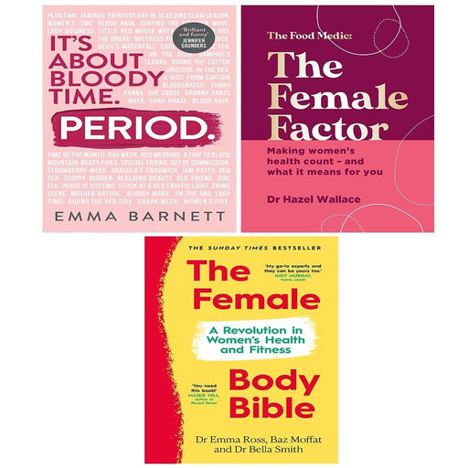 The Female Factor, The Female Body Bible, Period 3 Books Collection Set - The Book Bundle