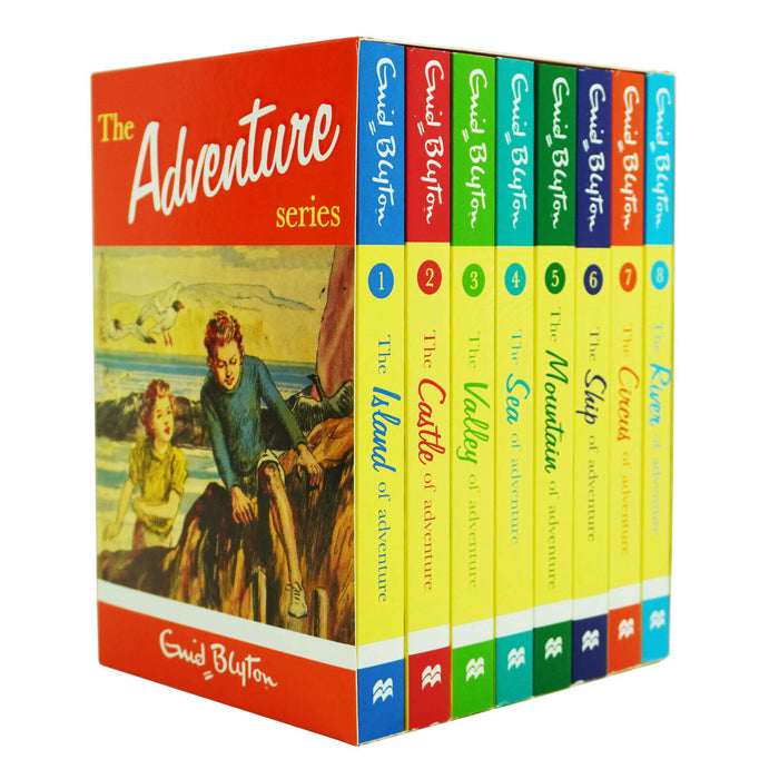Enid Blyton Adventure Series 8 Books Box Set Collection Classic - The Book Bundle