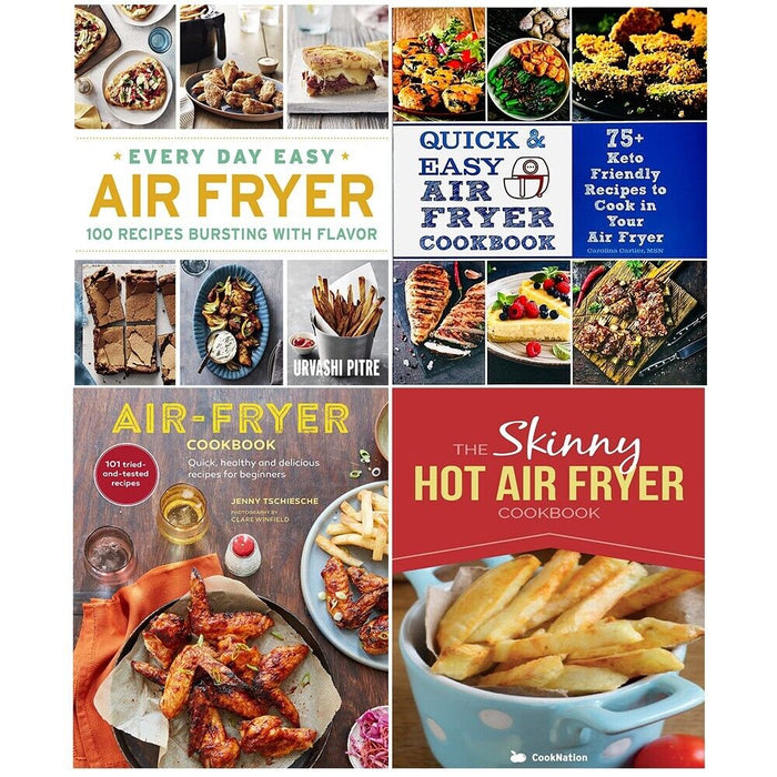 Every Day Easy Air Fryer,Quick and Easy Skinny Hot Air Fryer Cookbook 4 Books Set - The Book Bundle