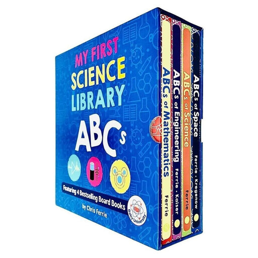 My First Science Library Abc's 4 Board Book Collection Set by Chris Ferrie - The Book Bundle