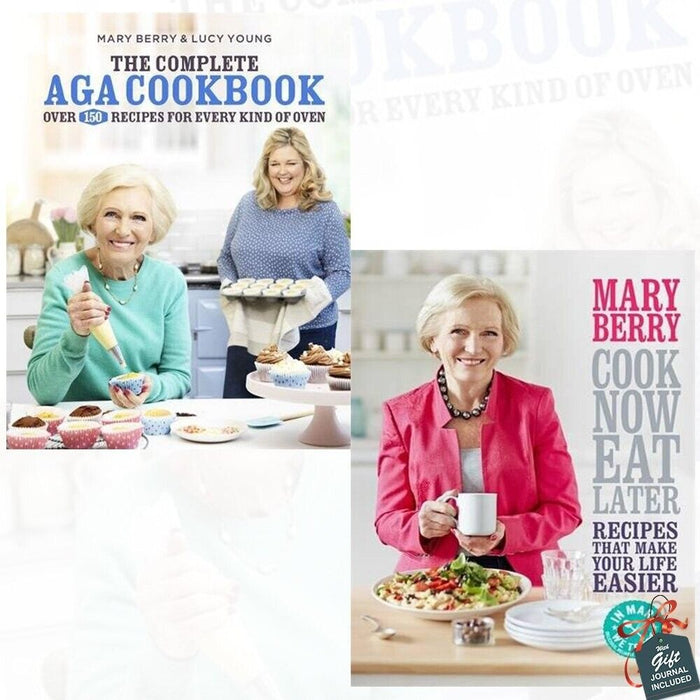 The Complete Aga Cookbook and Cook Now, Eat Later 2 Books Collection Set - The Book Bundle
