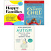 Happy Families Dr Beth Mosley MBE (HB), Autism, Yes Brain Child 3 Books Set - The Book Bundle
