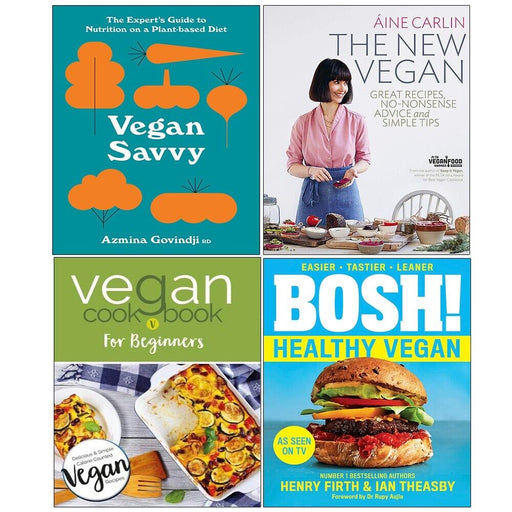 BOSH! Healthy Vegan, Vegan Cookbook,New Vegan, Vegan Savvy 4 Books Set - The Book Bundle