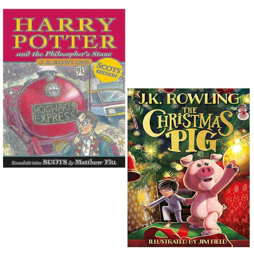 J.K. Rowling Collection 2 Books Set Harry Potter Philosophers Stane, Christmas - The Book Bundle