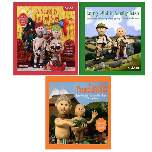 Sarah Simi Collection 3 Books Set (Nudinits, Going Wild in Woolly Bush) (Hardcover) - The Book Bundle