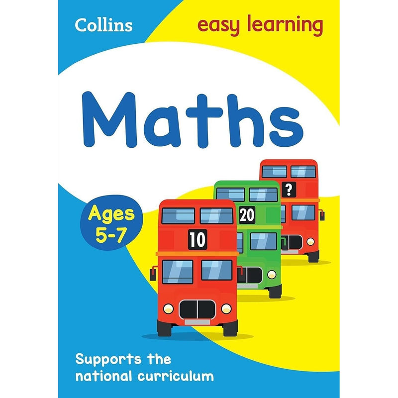 Collins Easy Learning KS1 Ages 5-7 Collection 8 Books Set Pack English, Maths - The Book Bundle