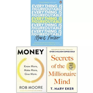 Everything Is Figureoutable, Money Know More Make More Give More, Secrets of the Millionaire Mind 3 Books Collection Set - Non Fiction - Paperback