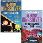 Barbara Kingsolver book collection featuring Demon Copperhead and The Poisonwood Bible, published by Faber & Faber Ltd.
