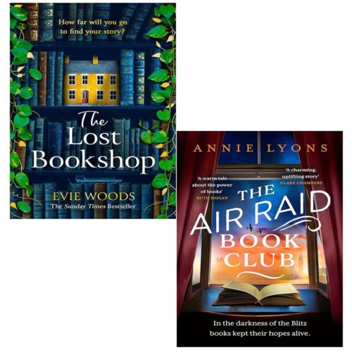 Lost Bookshop Evie Woods, Air Raid Book Club Annie Lyons 2 Books Set - The Book Bundle
