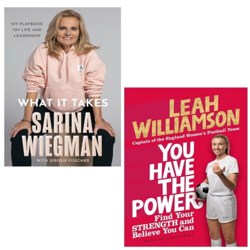 What It Takes Sarina Wiegman, You Have the Power Leah Williamson 2 Books Set - The Book Bundle