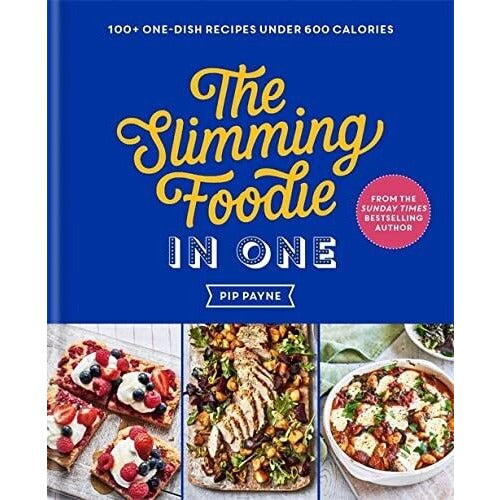 Set of three Pip Payne Slimming Foodie books by Aster, featuring healthy recipes for quick, nutritious meals.