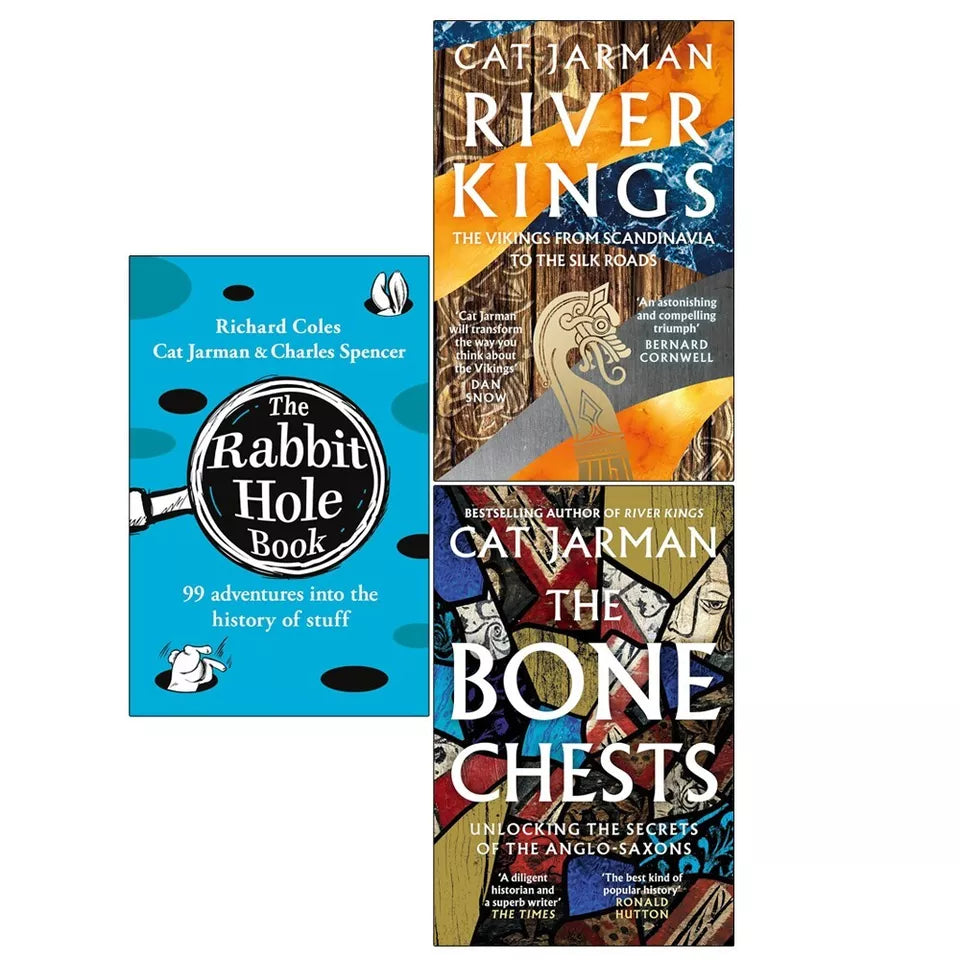 Cat Jarman Collection 3 Books Set River Kings, Bone Chests, Rabbit Hol ...