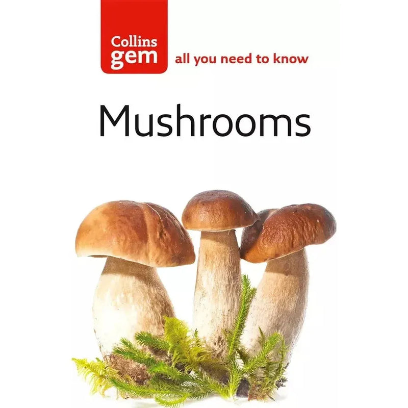 Collins Fungi Guide, Mushrooms (Collins Gem) 2 Books Collection Set - The Book Bundle
