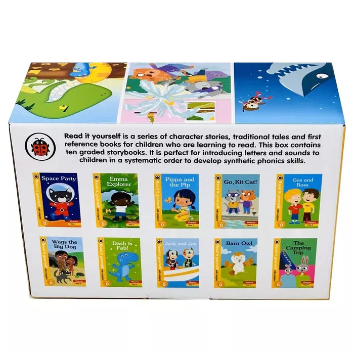 Ladybird Read it Yourself Tuck Box Level 0: 10 Books Box Set - The Book Bundle