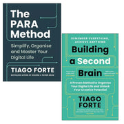 Tiago Forte collection 2 Books Set (The PARA Method, Building a Second Brain) - The Book Bundle