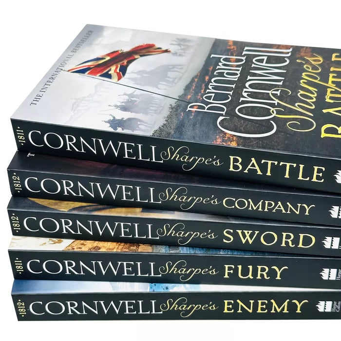 Sharpe Series Books 11 - 15 Collection Set by Bernard Cornwell (Sharpe's Fury 1811, Battle 1811) - The Book Bundle