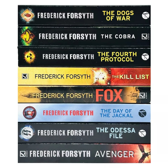 Frederick Forsyth Collection 8 Books Set (The Fox, Cobra, Kill List, Avenger) - The Book Bundle