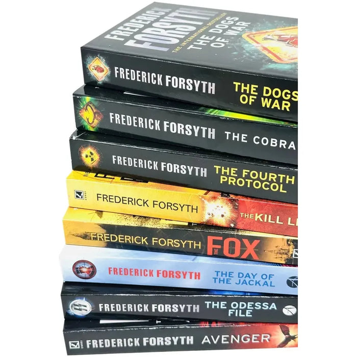 Frederick Forsyth Collection 8 Books Set (The Fox, Cobra, Kill List, Avenger) - The Book Bundle