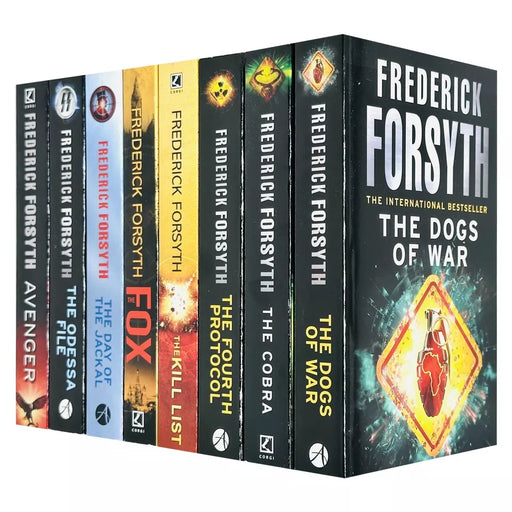 Frederick Forsyth Collection 8 Books Set (The Fox, Cobra, Kill List, Avenger) - The Book Bundle