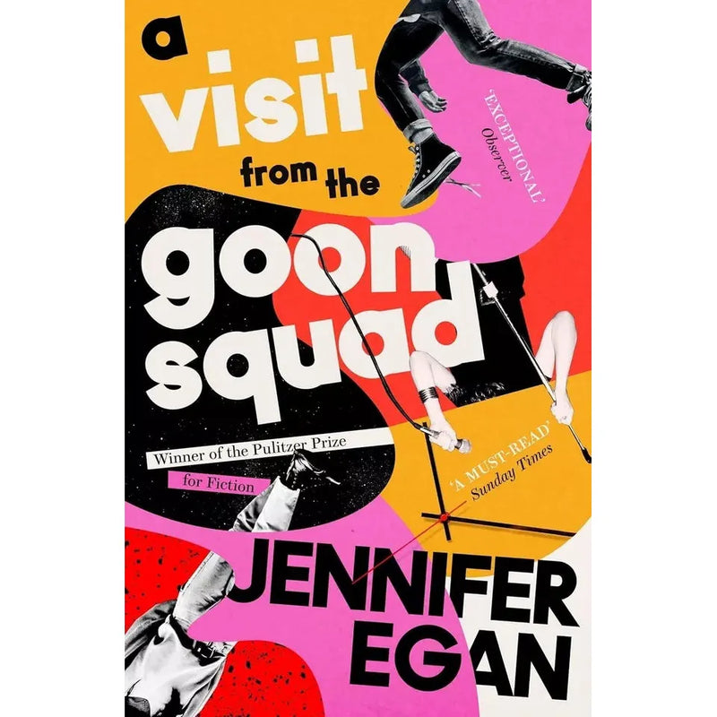 Two paperback books by Jennifer Egan, "A Visit From The Goon Squad" and "Manhattan Beach" from the Corsair collection.