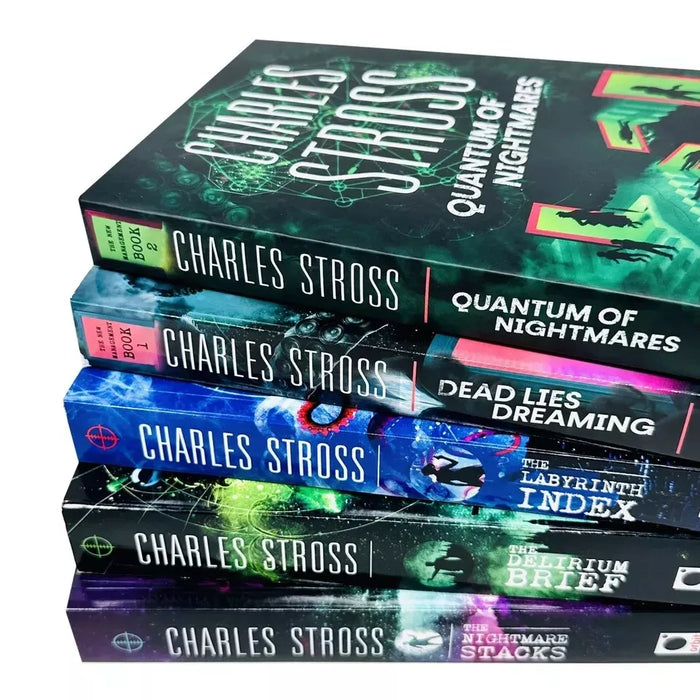 Laundry Files book Series 7-11 Collection 5 Books Set by Charles Stross Delirium - The Book Bundle