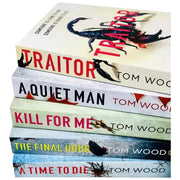 Victor the Assassin book Series 6 - 10 Collection 5 Books Set by Tom Wood - The Book Bundle