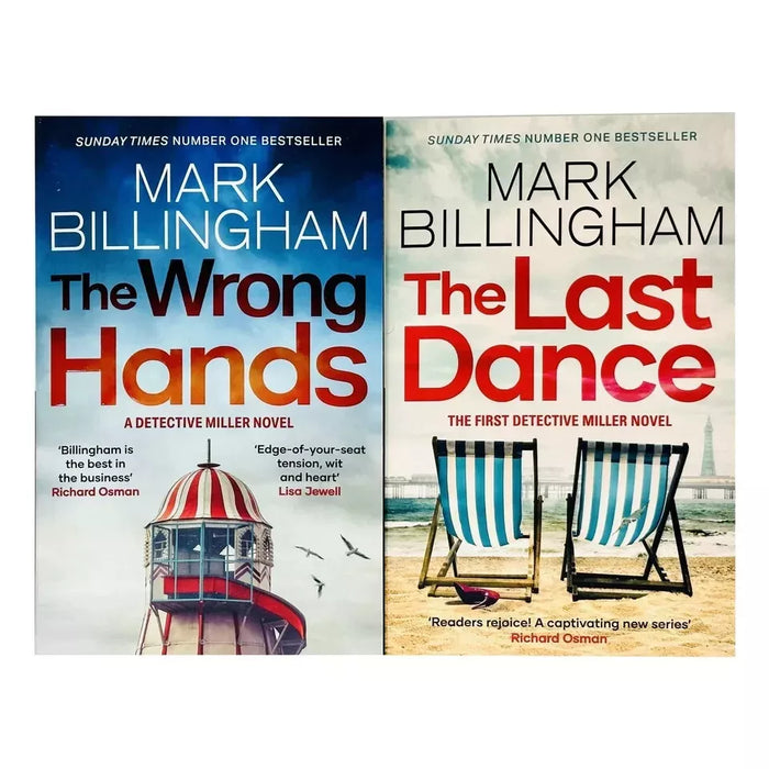 Detective Miller Series 2 Books Set by Mark Billingham (Last Dance, Wrong Hands) - The Book Bundle