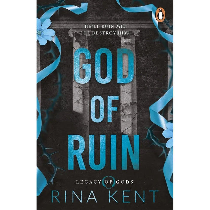 Legacy of Gods 5 Books  Set By Rina Kent (God of Pain, God of Fury, God of Ruin, God of War & God of Malice)
