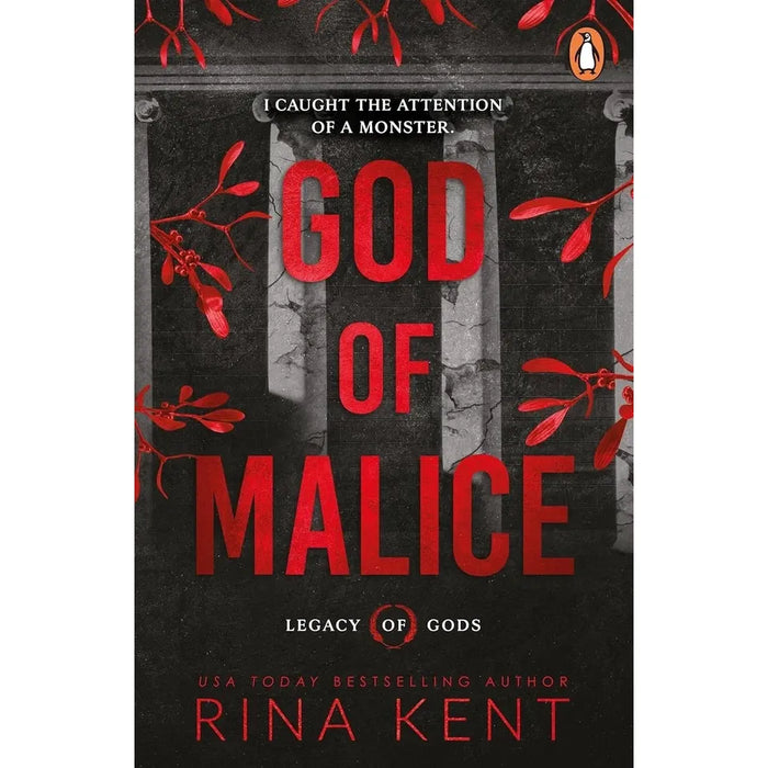 Legacy of Gods 5 Books  Set By Rina Kent (God of Pain, God of Fury, God of Ruin, God of War & God of Malice)