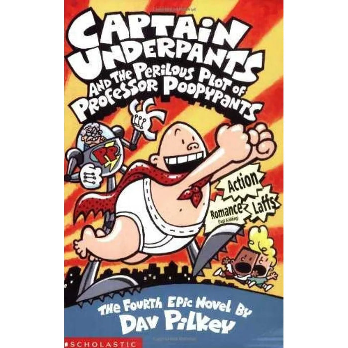 Captain Underpants Collection 5 Books Set by Dav Pilkey Professor PoopyPants - The Book Bundle