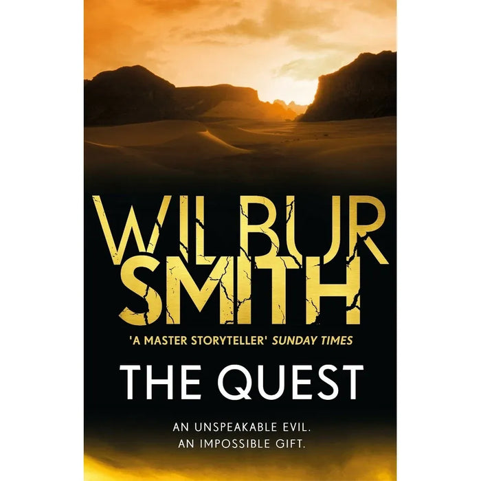 MISSING-Wilbur Smith Egyptian 4 Books SET  (The Quest, Warlock, The Seventh Scroll, River God)ORDER-Desert God - The Book Bundle
