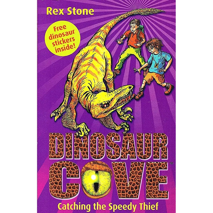 Dinosaur Cove Series 5 Books Collection Set by Rex Stone (Charge of the Three-Horned Monster,March of the Armoured Beasts,  Flight of the Winged Serpent, Catching the Speedy Thief,Stampede of the Giant Reptiles