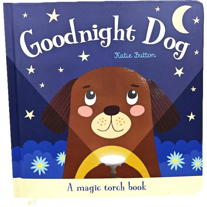 Magic Torch Book Series 4 Book Set By Joshua George ( Goodnight Dog, Goodnight Frog, Goodnight Lion, Goodnight Koala)