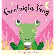 Four-book set of Magic Torch Series by Joshua George, featuring Goodnight Dog, Frog, Lion, and Koala, in colorful cover art.