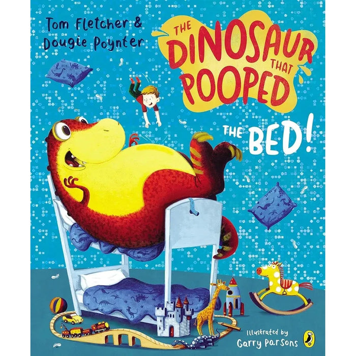 The Dinosaurs That Pooped Collection 4 Books Set by Tom Fletcher(A Planet, The Bed, The Past & A princess)