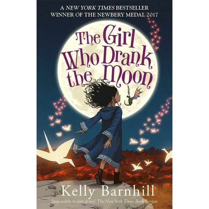 Kelly Barnhill 2 Books Collection Set (The Girl Who Drank the Moon, The Witch's Boy )