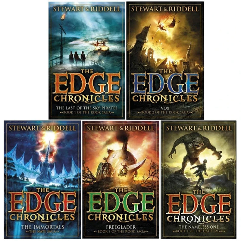 Edge Chronicles Series 3 Collection 5 Books Set by Paul Stewart,Chris Riddell(Edge Chronicles 7,8,9,10,11) - The Book Bundle