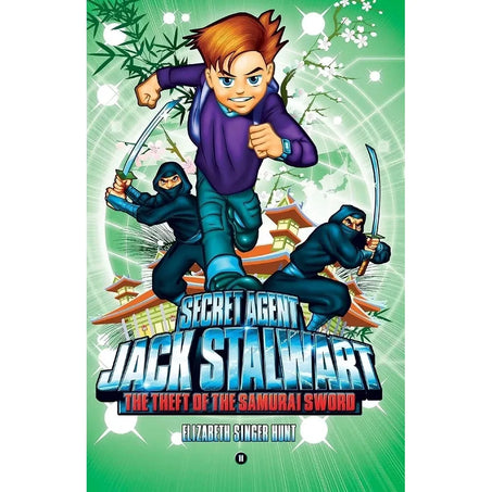 Secret Agent Jack Stalwart Collection 3 Books Set by Elizabeth Singer Hunt(Book 11,13,14)