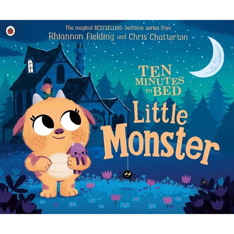 Ladybird Ten Minutes to Bed Series 7 books collection by Rhiannon Fielding, featuring Little Unicorn, Little Dragon, Mermaid, and Baby Unicorn.