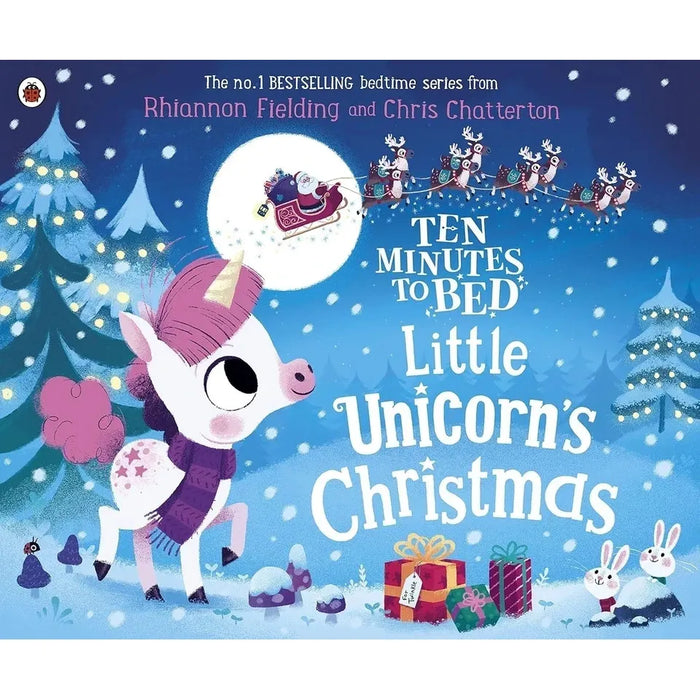 Ten Minutes to Bed Series 7 Books Collection Set by Rhiannon Fielding(Ten Minutes to Bed Where's Little Unicorn? ,Little Unicorn's Christmas ,Little Unicorn's Birthday, Little Dragon , Little Mermaid ,Baby Unicorn  &Little Monster)