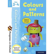 Progress with Oxford Activity 5 Books Age 3-4(Shape and Size,Phonics,Numbers ,Colours and Patterns & Starting to Write) - The Book Bundle