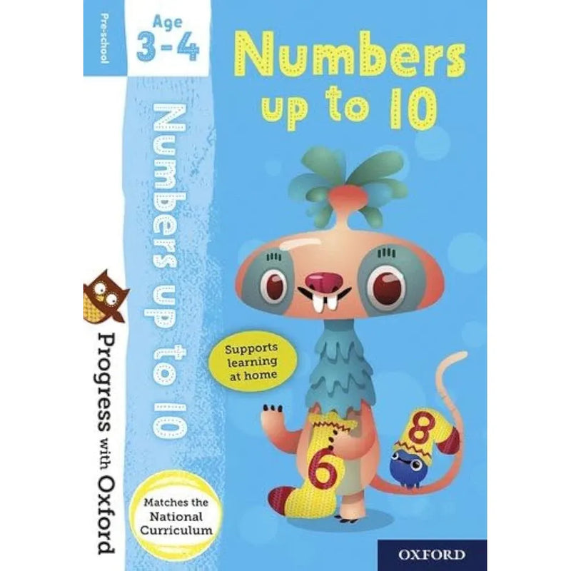 Progress with Oxford Activity 5 Books Age 3-4(Shape and Size,Phonics,Numbers ,Colours and Patterns & Starting to Write) - The Book Bundle