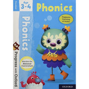 Progress with Oxford Activity 5 Books Age 3-4(Shape and Size,Phonics,Numbers ,Colours and Patterns & Starting to Write) - The Book Bundle