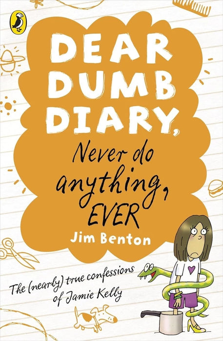 Dear Dumb Diary Series Jim Benton 3 Books Collection Set (My Pants are Haunted,Am I the Princess or the Frog?: 3 &  Never Do Anything, Ever: 4)