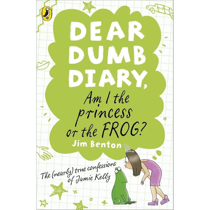 Dear Dumb Diary Series Jim Benton 3 Books Collection Set (My Pants are Haunted,Am I the Princess or the Frog?: 3 &  Never Do Anything, Ever: 4)